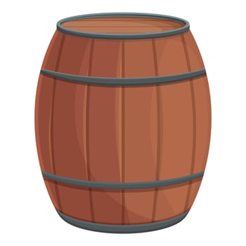 Barrel icon cartoon vector. Wine cellar vector