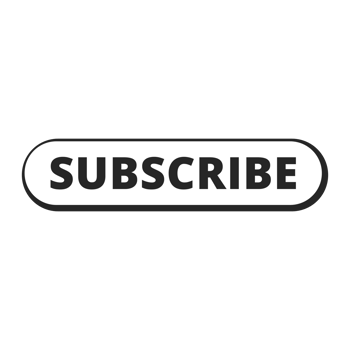 Subscribe comic style icon with transparent background. png file