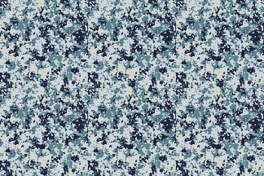 Pixel camouflage for a soldier army uniform. Modern camo fabric design. Digital military vector background.