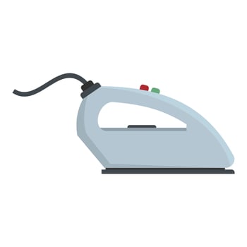Iron icon, flat style vector