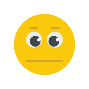 Smile icon vector flat