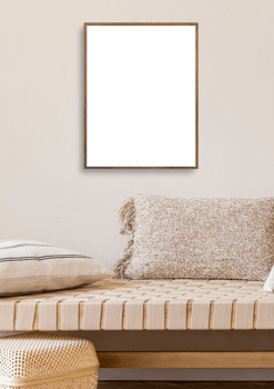 Png frame mockup isolated on transparent background