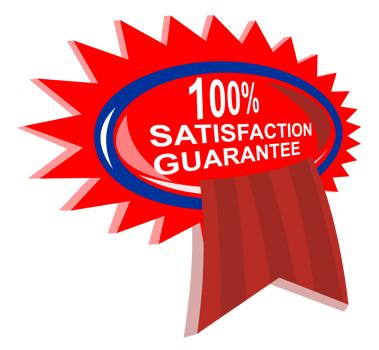 100 percent  Satisfaction Guaranteed png