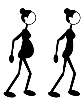 Female Stick Drawing Circlehead png