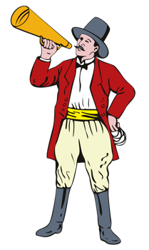 Ringmaster with Bullhorn png