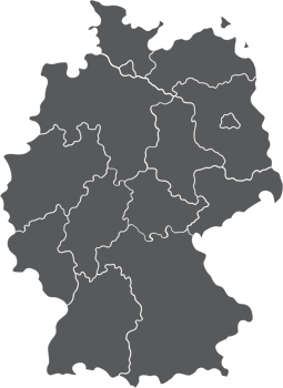 doodle freehand drawing of germany map. png