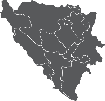 doodle freehand drawing of bosnia map. png