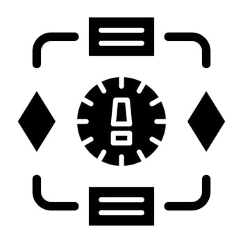 Project Deadline Icon Style vector