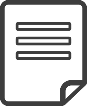 Document thin line icon, Social icon set. png