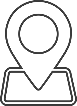 Check in thin line icon, Social icon set. png