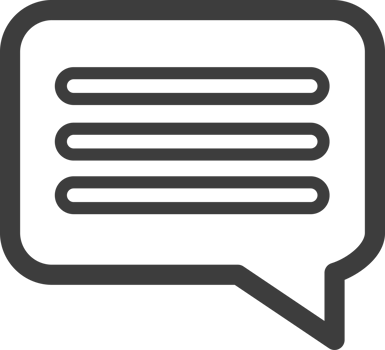 Message thin line icon, Social icon set. png