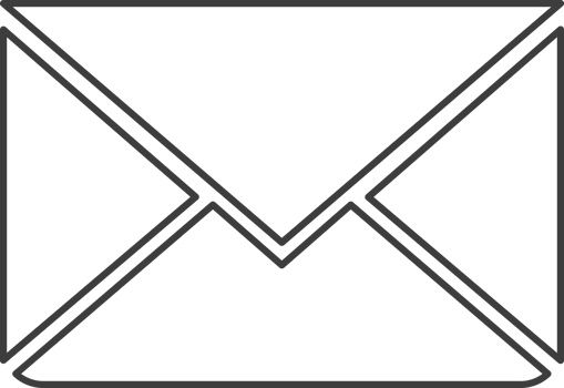 Email message thin line icon, Social icon set. png