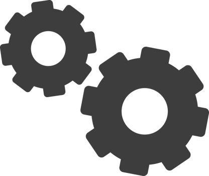Setting black icon, Social icon set. png