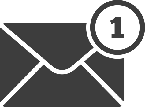Email message black icon, Social icon set. png