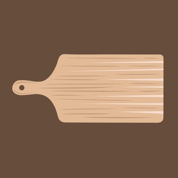 Kitchen cutting board vector illustration for graphic design and decorative element
