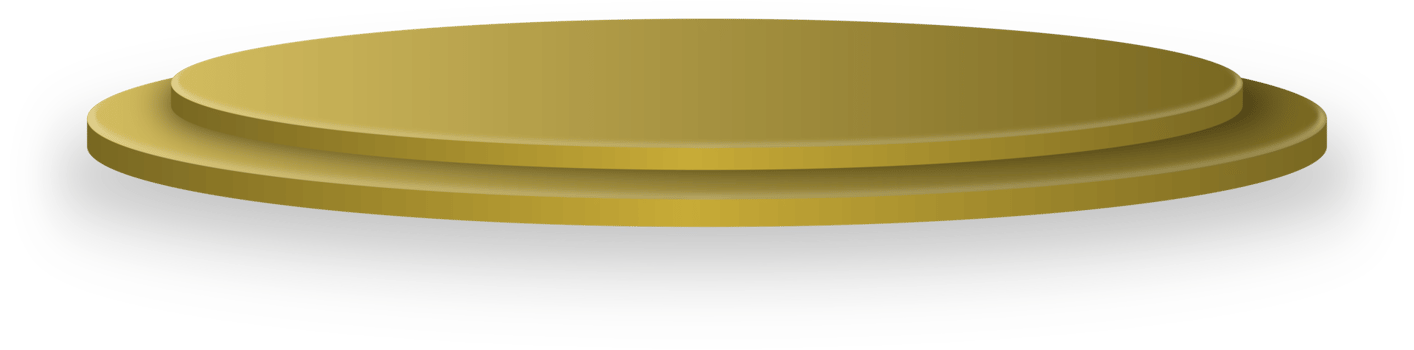 realistic gold podium png
