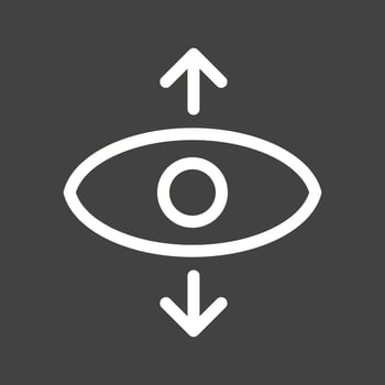 Perspective Line Inverted Icon vector