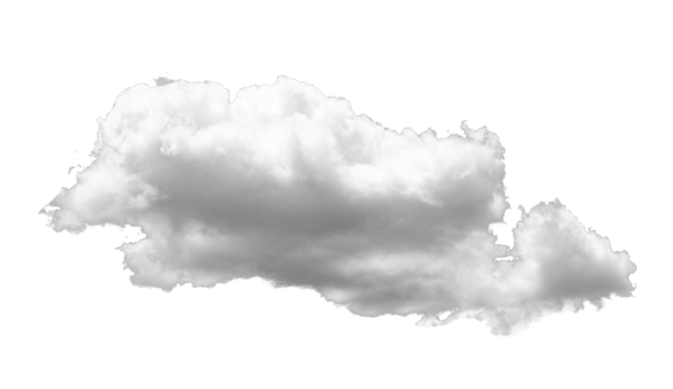 white cloud cutout on the background and texture. png