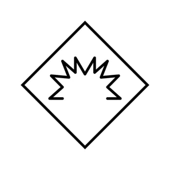 Danger of Welding Flash Vector Icon
