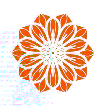 pattern flower mandala vector illustration. Ornamental luxury mandala pattern