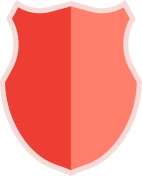 Badge Shape Design Flat Illustration vector