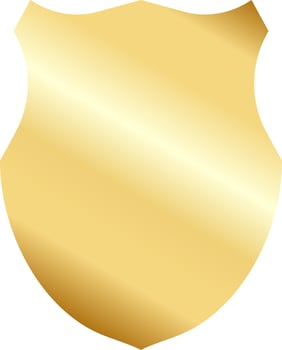 Gold Badge Label Design Illustration vector