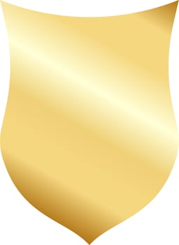 Gold Badge Label Design Illustration vector