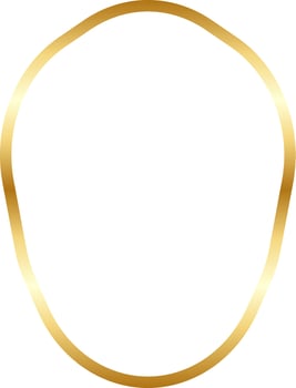 Gold Badge Label Outline Design Illustration vector