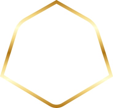 Gold Badge Label Outline Design Illustration vector