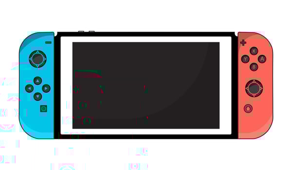 Nintendo Switch Game controller Vector design