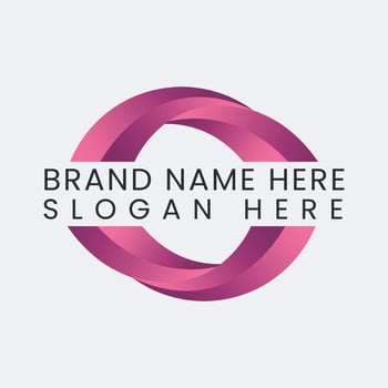 Abstract Vector 3D Brand Logo Design