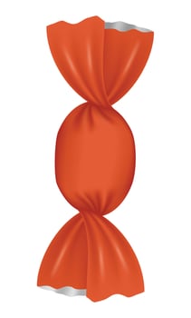 Bonbon icon, realistic style vector