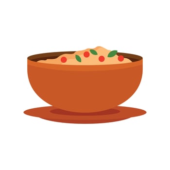 Vietnam food icon, flat style vector
