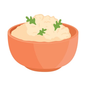 traditional muslim rice food vector