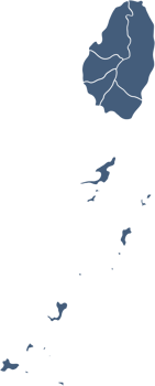 doodle freehand drawing of saint vincent map. png
