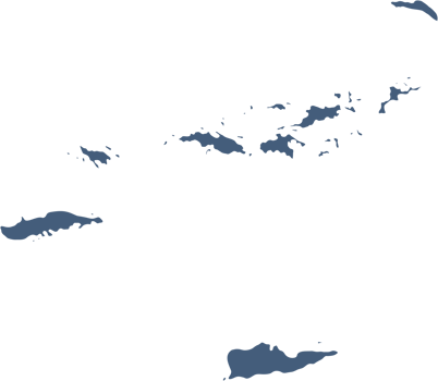 doodle freehand drawing of virgin islands map. png