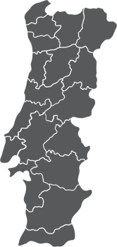 doodle freehand drawing of portugal map. png