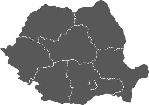 doodle freehand drawing of romania map. png