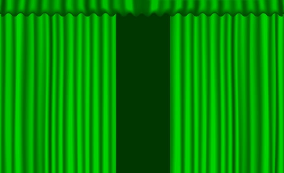 Background vector red curtain style.