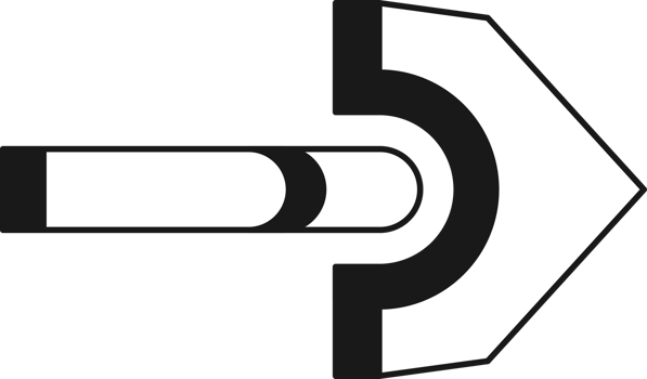 Arrow symbol. Turn right. Transparent flat design element. png