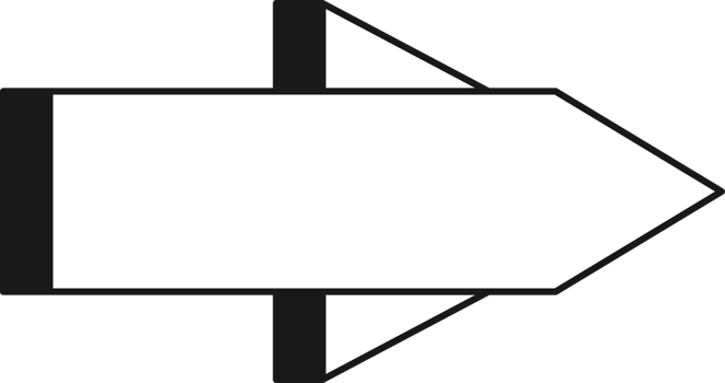 Arrow symbol. Turn right. Transparent flat design element. png