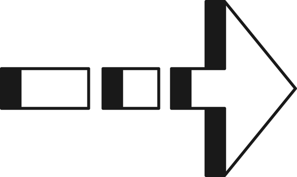 Arrow symbol. Turn right. Transparent flat design element. png