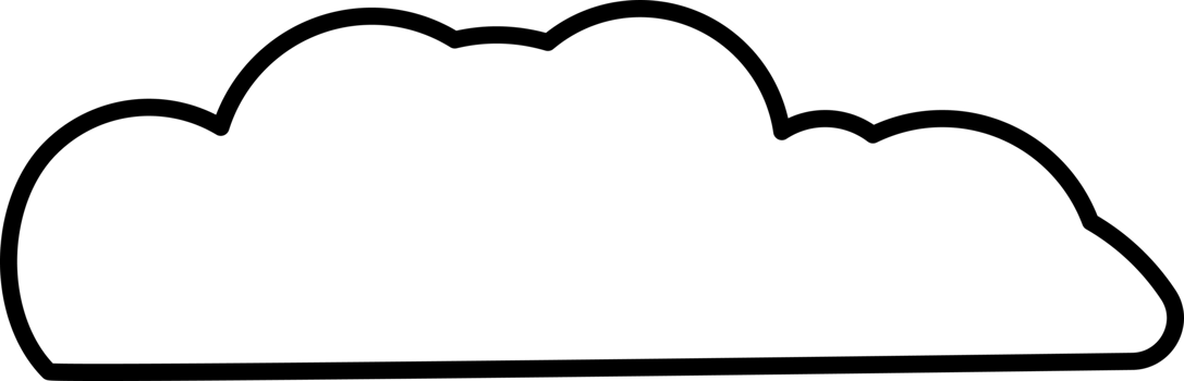 Cloud element in PNG type. Flat illustration style. Minimal object.