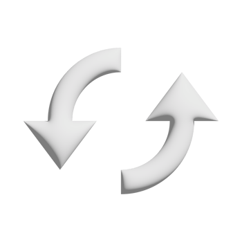 loop circular icon 3d design for application and website presentation png