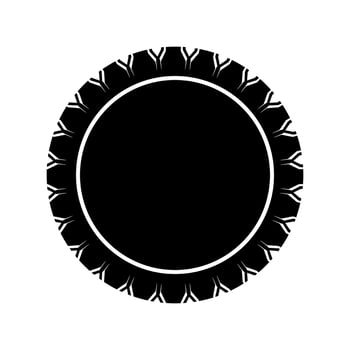 Ornamental Motifs Pattern Circle-Shaped for Decoration, Motifs Pattern, Ornate, Background, Website or Graphic Design Element. Vector Illustration