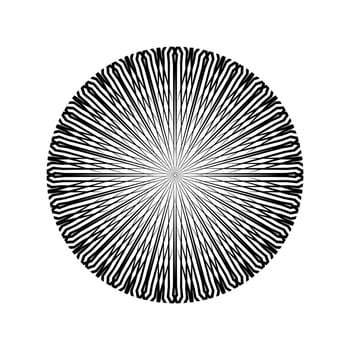 Ornamental Motifs Pattern Circle-Shaped for Decoration, Motifs Pattern, Ornate, Background, Website or Graphic Design Element. Vector Illustration
