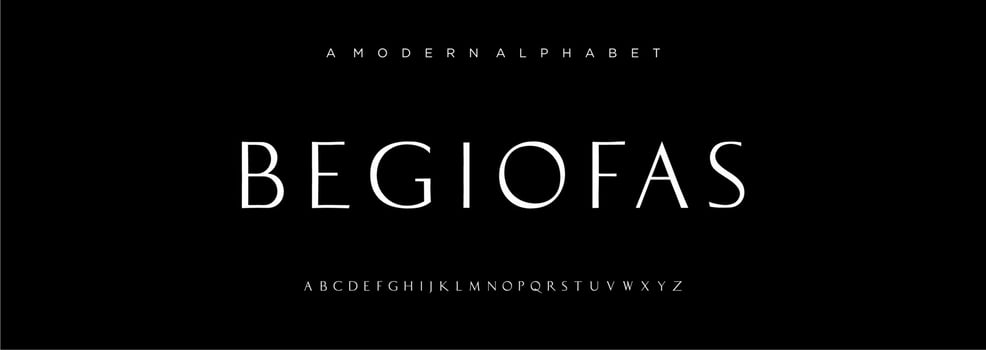 Elegant modern alphabet letters font. classic lettering minimal fashion designs. typography modern serif fonts regular vector