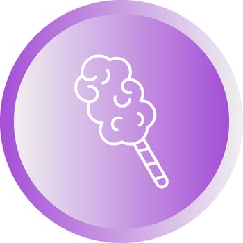 Cotton Candy Vector Icon