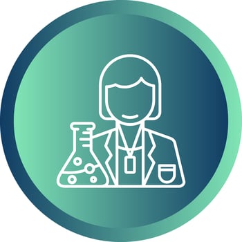 Scientist Vector Icon