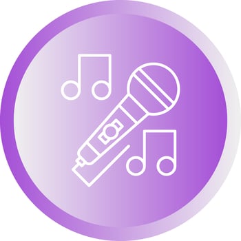 Karaoke Vector Icon